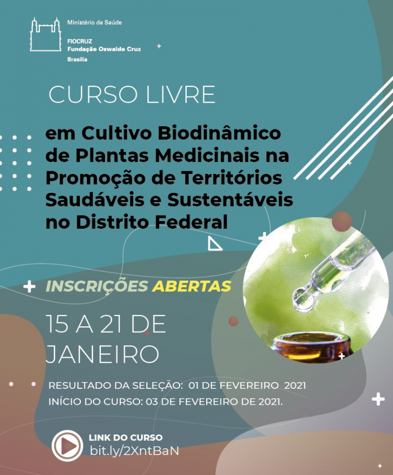 Curso Livre Em Cultivo Biodinâmico De Plantas Medicinais Inscrições De 15 A 21 De Janeiro 4237